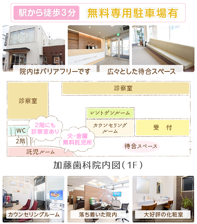 無料専用駐車場有