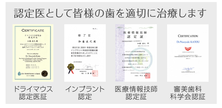 認定医 認定証