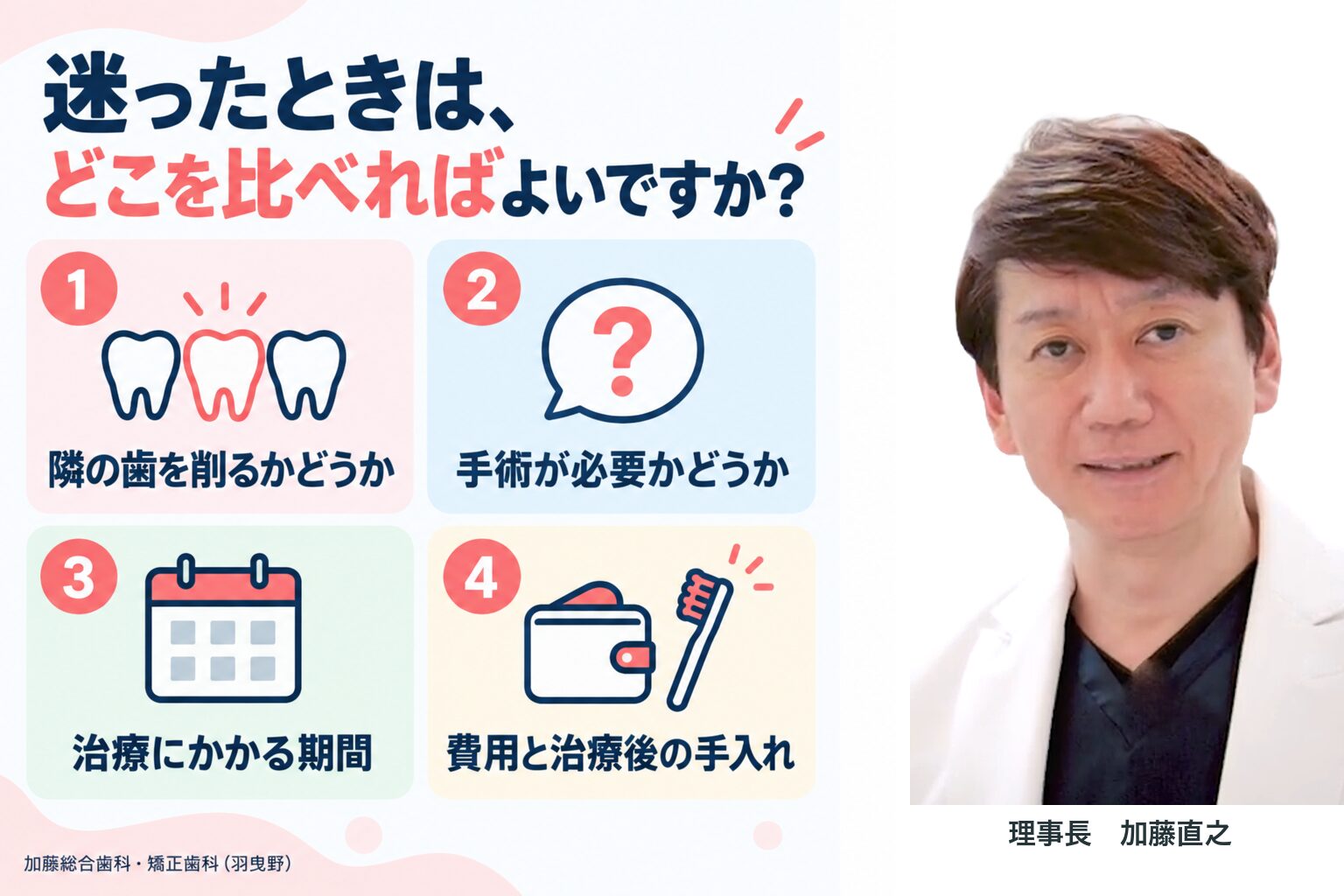 迷ったときは、どこを比べればよいですか?